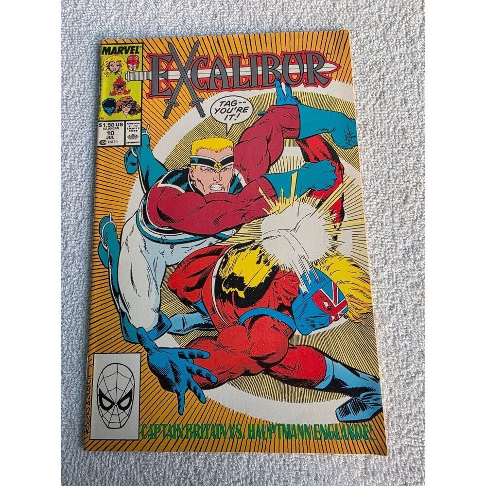 Excalibur #10 Marvel Comic Book 1989